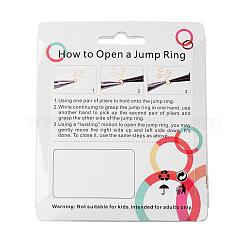 6 Colors Aluminum Wire Open Jump Rings&nbsp;ALUM-JP0001-01A