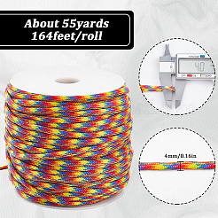 50M 7 Inner Cores Polyester & Spandex Cord Ropes&nbsp;RCP-SP0001-01B