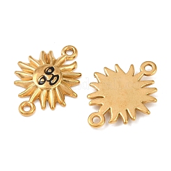 304 Stainless Steel Enamel Sun Connector Charms&nbsp;STAS-C150-08G