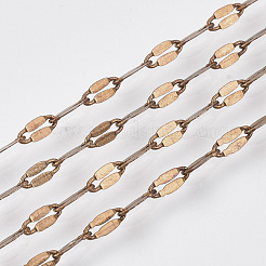 3.28 Feet Brass Dapped Chains&nbsp;X-CHC-T008-01R