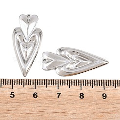 Valentine's Day 304 Stainless Steel Pendants&nbsp;STAS-L317-15P