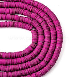 Handmade Polymer Clay Beads Strands&nbsp;CLAY-R089-8mm-Q027