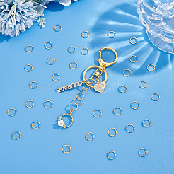 300Pcs 304 Stainless Steel Open Jump Rings&nbsp;STAS-UN0058-56G-04