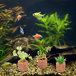 Ceramic Aquatic Water Plant Fixed Rings for Fish Tank Accessories&nbsp;AJEW-WH0609-488