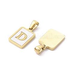 Ion Plating(IP) 304 Stainless Steel Pave Shell Pendants&nbsp;X-STAS-G327-01G-D