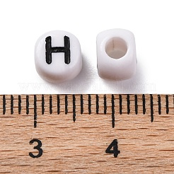 Opaque Acrylic Beads&nbsp;OACR-M020-01B