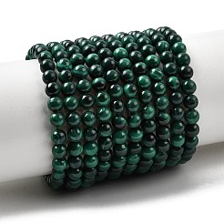 Natural Malachite Beads Strands&nbsp;G-A293-B03-4mm