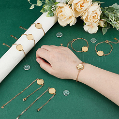 8Pcs 304 Stainless Steel Bracelet Making&nbsp;STAS-ME0001-69