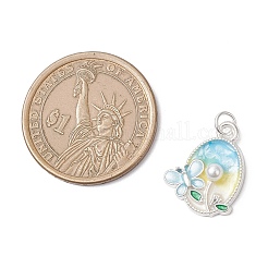 Alloy Enamel Pendants&nbsp;PALLOY-JF04631