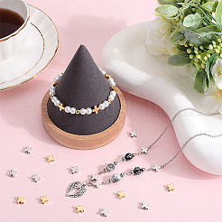 60Pcs 2 Colors Brass Beads&nbsp;KK-CN0002-95