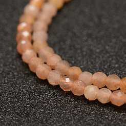 Natural Sunstone Beads Strands&nbsp;G-K182-2mm-13