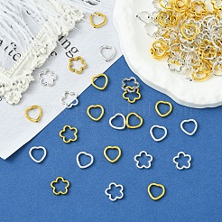 50Pcs Tibetan Style Alloy Bead Frame&nbsp;TIBEB-FS0001-11AS