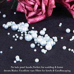 Imitation Pearl Acrylic Beads&nbsp;OACR-PH0001-05C-WH