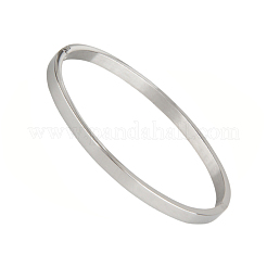 Tarnish Resistant 304 Stainless Steel Bangles&nbsp;BJEW-E277-42A-P