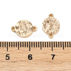 Brass Textured Connector Charms&nbsp;KK-K351-57B-G