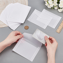 50Pcs Blank Parchment Paper Envelopes&nbsp;AJEW-PH0033-41