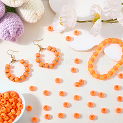 800Pcs Spray Painted Plastic Beads&nbsp;KY-SP0001-56A