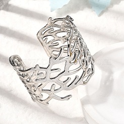 304 Stainless Steel Cuff Bangles&nbsp;BJEW-L705-02P