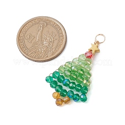 Christmas Theme Glass Pendants&nbsp;PALLOY-JF02890