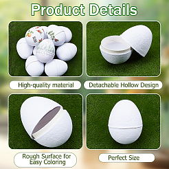 10Pcs DIY Children's Pulp Easter Eggs&nbsp;DIY-SP0002-63B