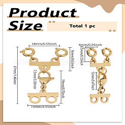 1Pc 304 Stainless Steel Lobster Claw Clasps&nbsp;STAS-LP0001-32G