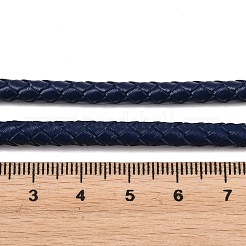 Braided Leather Cord with Core&nbsp;WL-F009-5mm-05