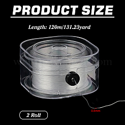 Round Elastic Crystal Thread&nbsp;EW-WH0022-02