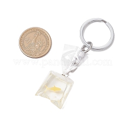 2Pcs Alloy Resin Keychains&nbsp;KEYC-JKC01126