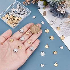 60Pcs 4 Styles Ion Plating(IP) 304 Stainless Steel Charms&nbsp;STAS-AR0002-51