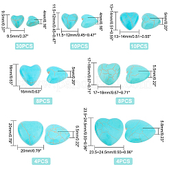 Synthetic Blue Turquoise Cabochons&nbsp;G-PH0001-89