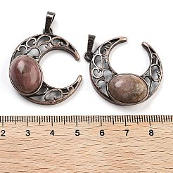Natural Rhodonite Pendants&nbsp;G-L602-01R-15