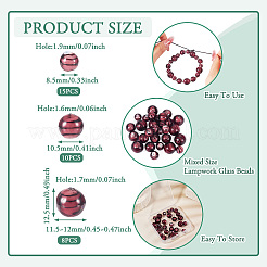 32Pcs Handmade Lampwork Beads&nbsp;LAMP-TA0001-56A