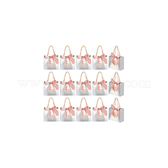 Folding Paper Gift Bags with Handle&nbsp;ABAG-WH0045-22