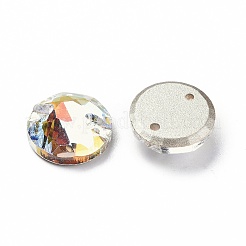 Flat Round Shape Sew on Rhinestone&nbsp;RGLA-C001-10B
