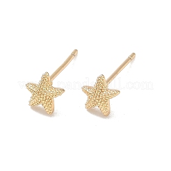 Brass Stud Earrings for Women&nbsp;EJEW-F403-03G