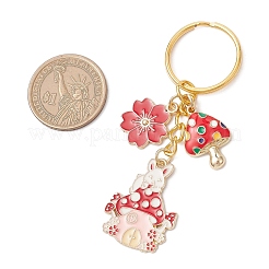 Alloy Enamel Keychains&nbsp;KEYC-JKC01298-03