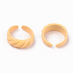 Spray Painted Alloy Cuff Rings&nbsp;X-RJEW-T011-31A-RS
