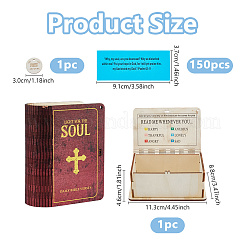 Wooden Bible Verses Box&nbsp;AJEW-WH0609-844