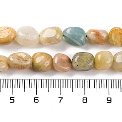 Natural Flower Amazonite Beads Strands&nbsp;G-G146-A19-01