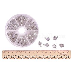 Cubic Zirconia Alloy Charms Sets&nbsp;ZIRC-PH0001-01P