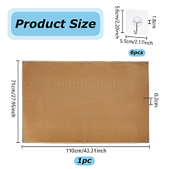 1Pc Nylon Tactical Hook and loop Fastener Patch Hanging Display Board with Eyelets&nbsp;AJEW-OC0005-81B