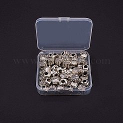Tibetan Style Zinc Alloy European Beads&nbsp;PH-MPDL-R038-008AS