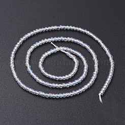 Electroplate Glass Beads Strands&nbsp;EGLA-K014-A-AB01