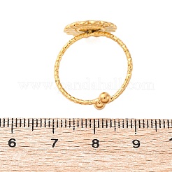 304 Stainless Steel Enamel Cuff Rings&nbsp;RJEW-D306-31G