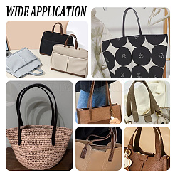 3 Pairs 3 Colors Cowhide Leather Sew On Bag Handles&nbsp;FIND-PH0010-62