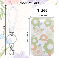 Plastic Name Card Holders&nbsp;AJEW-WH20020-068C
