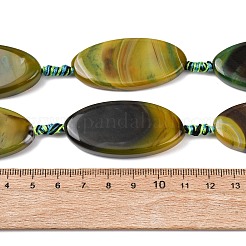 Natural Banded Agate Beads Strands&nbsp;G-F825-A01-01B
