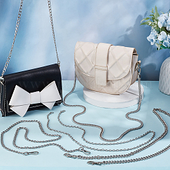 5Pcs 5 Styles Alloy & Iron Chain Bag Straps&nbsp;DIY-WR0003-11