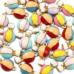 30Pcs 3 Colors Alloy Enamel Pendants&nbsp;ENAM-CJ0002-38