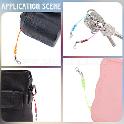 48Pcs 8 Colors Polyester Mobile Straps&nbsp;HJEW-GF0001-71